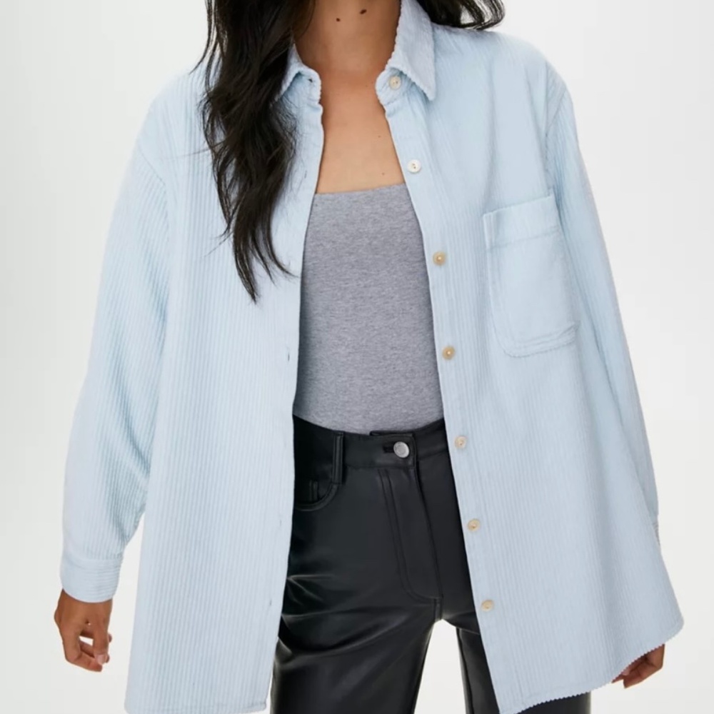 NWOT Aritzia Wilfred Astral Button Up